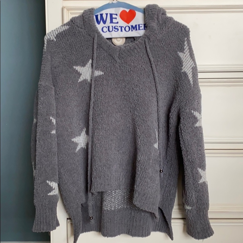 Fuzzy star sweatshirt